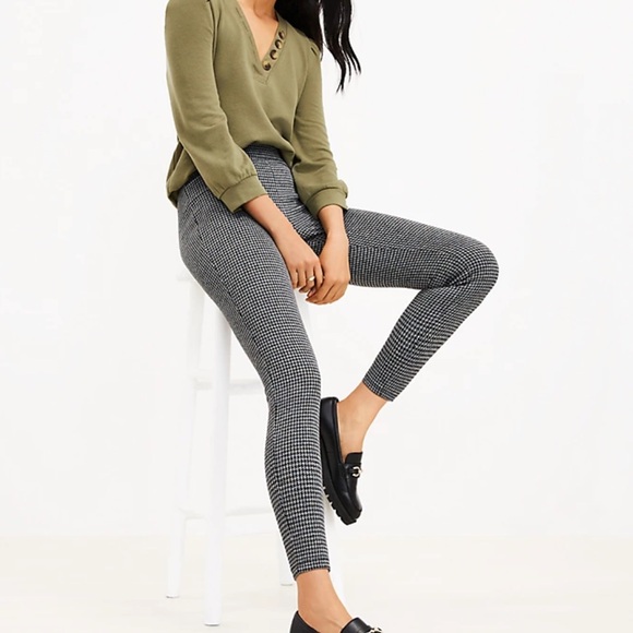 Loft Houndstooth Leggings - Picture 2 of 3